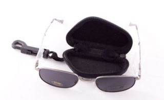 Folding Sunglasses Eva Case w Clip Turtle Shades 200D