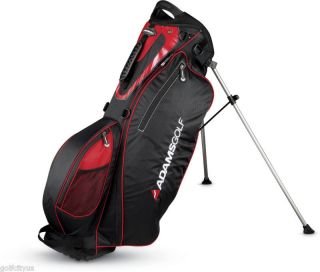 New Adams Golf Falcon Carry Stand Bag Black and Red