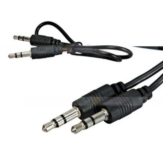 mm Male to Male Jack Audio Stereo Aux Cable for PC iPod Car  