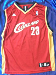 NBA Cleveland Cavaliers Jersey Adidas Basketball Lebron James 23 Size 