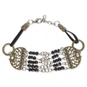 Multi Strand Layer Bracelet Beads Charm Link Fashion