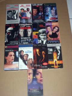 NICE LOT OF 13 VHS MOVIES ACTION HORROR DRAMA COMEDY ALL IN VERY GOOD 