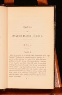 1853 55 2vol Dantes Divine Comedy Purgatory Translated Cayley Notes 