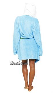 Adventure Time with Finn and Jake Hooded Robe White Hood Comfy Costume 