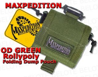 Maxpedition OD Green Rollypoly Folding Dump Pouch 0208G