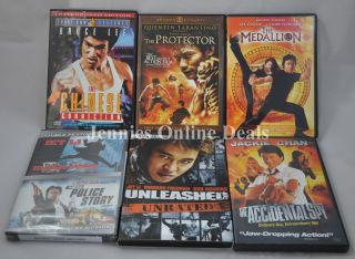 Lot of 6 Various Martial Arts Action DVD Movies ADULT OWNED HOME