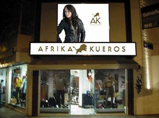Afrika Kueros Amazing Jacket Leather Look Sz 18