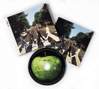 The Beatles Alan Parsons Abbey Road Authentic Autographed CD
