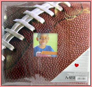 MBI Sports Football Scrapbook Album 12x12 Top Load Page Protectors 