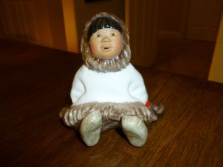 Vintage Eskimo Figurine C Alan Johnson 1962 Joey