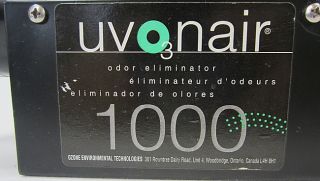 UVONAIR 1000 ODOR ELIMINATOR IN BOX