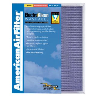 Washable Electrostatic Air Furnace Filter 12x20x1