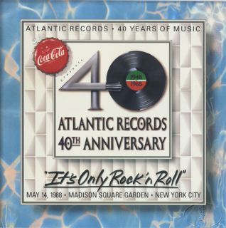 ATLANTIC RECORDS 1988 40th ANNIV.CONCERT PROGRAM PROGRAMME LED 