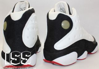 Nike Air Jordan XIII 13 Original White Black Sz 13 136002 132 1997 OG 