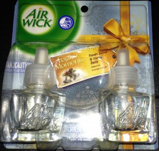 Air Wick Scented Oil Refill Fresh Snow & Sleigh Bells (Pack of 4)