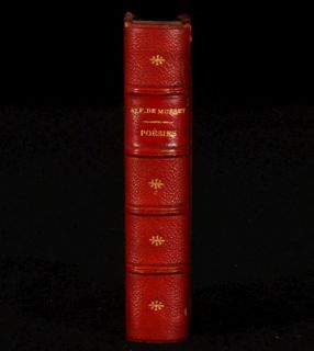 1876 Poesies Nouvelles Poetry French Alfred Musset