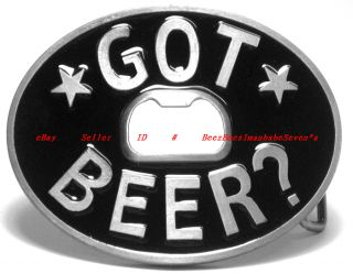  Beer Can Tab Bottle Opener Alcoholic Beverage Drink Belt Buckle
