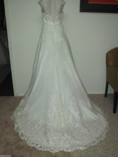 Alfred Angelo Wedding Dress Style 848 Size 4 White