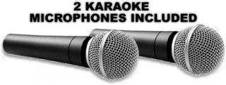 Vocal Star HDMI Karaoke Machine Player 2 Mics Latest Songs New 2012 