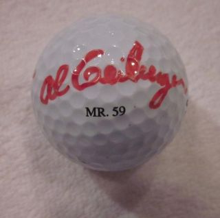 Al Geiberger Game Used Autographed Signed Golf Ball Mr 59 PGA 