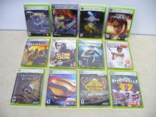 12 assorted xbox 360 games all factory sealed new