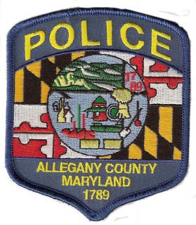 RARE Allegany MD Bureau of Police Patch