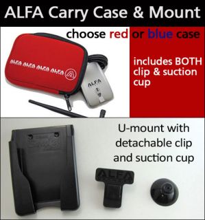Alfa Neoprene Carry Case U Mount Holder w Cup Clip