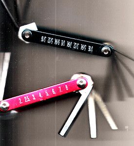 Dura Last Folding Hex Key Wrench Sets   Metric Allen Key Sets