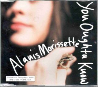 alanis morissette you oughta know 1995 4 track single cd