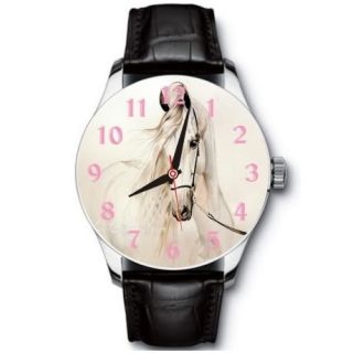 New Andalusian Horse Portrait Stainless Wristwatch Wrist Watch