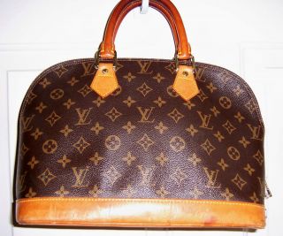 Louis Vuitton Alma Satchel Handbag