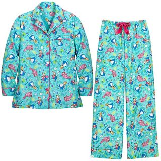 Adult PJ Alice N Wonderland Pajamas XL New 