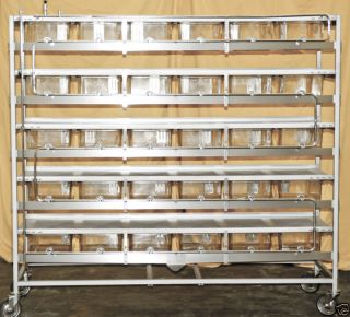 Allentown Rodent Lab Cage Racks with 30 Cages for Mice Rats SM Animals 