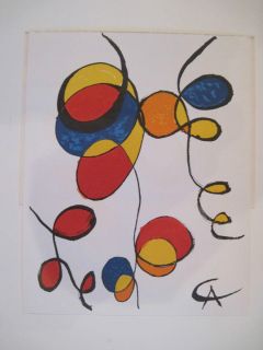 Alexander Calder Spirals Limited Edition Lithograph