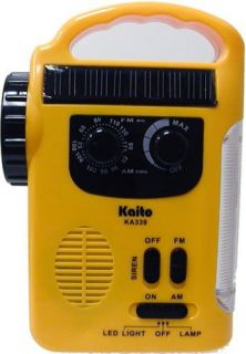 Solar Hand Crank Am FM Emergency Radio Light