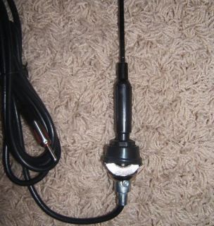 am fm car stereo radio black 17 spiral antenna mast base cable