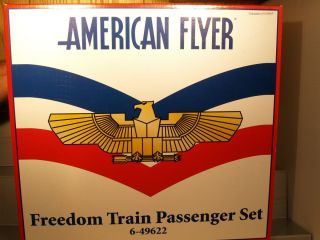 American Flyer S Gauge #49622 Freedom Train Passenger Set NEW