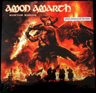 Amon Amarth Surtur Rising Vinyl LP SEALED Limited Edition Picture Disc 