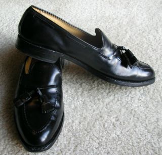 Allen Edmonds Grayson Black Tassel Loafer Size 12 A