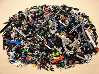 1000 Lego NXT Technic Robotic Parts Bricks Liftarms Gears Connectors 