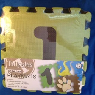 Tadpoles Playmat Green and Brown Numbers Never Opened