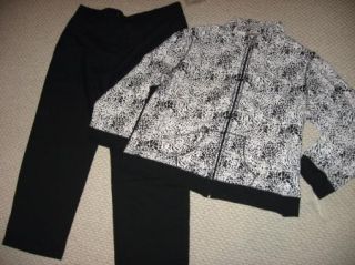 New Allyson Whitmore Weekend Knit Jacket Pants 2pc Outfit Size 2X 3X 