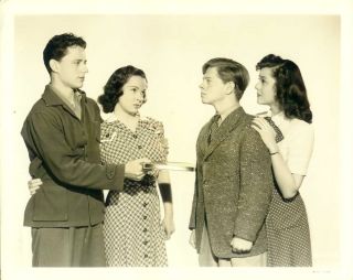 Mickey Rooney Ann Rutherford Kathryn Grayson in Andy Hardy Private 