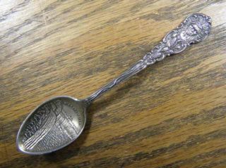 STERLING 1906 Niagara Falls Souvenir Spoon with American Indian