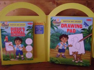 Go Diego Go Animal Adventures Drawing Book Childrens Learning to Draw 
