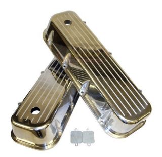 BBC Chevy 454 Ball Milled Alloy Aluminum Valve Covers