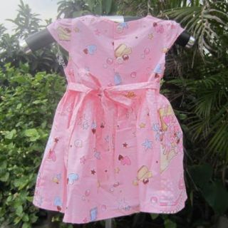 New Summer Girls Dresses Children Gift Cotton Clothes 1 Year Pink No 