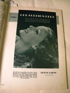 Joan Crawford Henry Clive Screen Play Secrets Mag 1931 Greta Garbo 