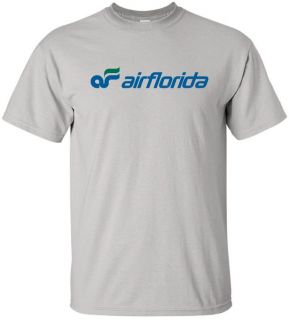 air florida vintage logo american airline t shirt