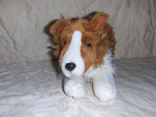 Rare Animal Alley Toys R Us Plush Collie Sheltie Dog Stuffed Animal 